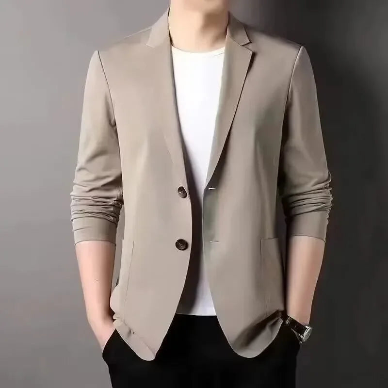 Terno masculino estilo ocidental de seda