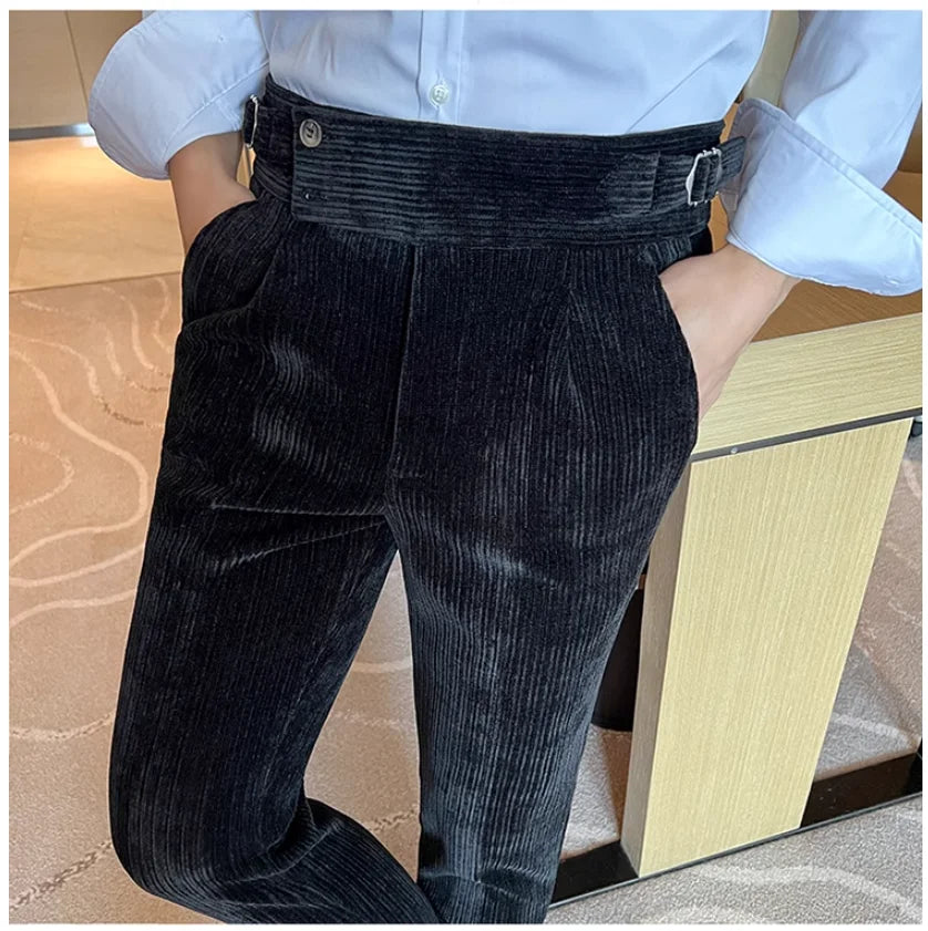 Calça masculina Veludo