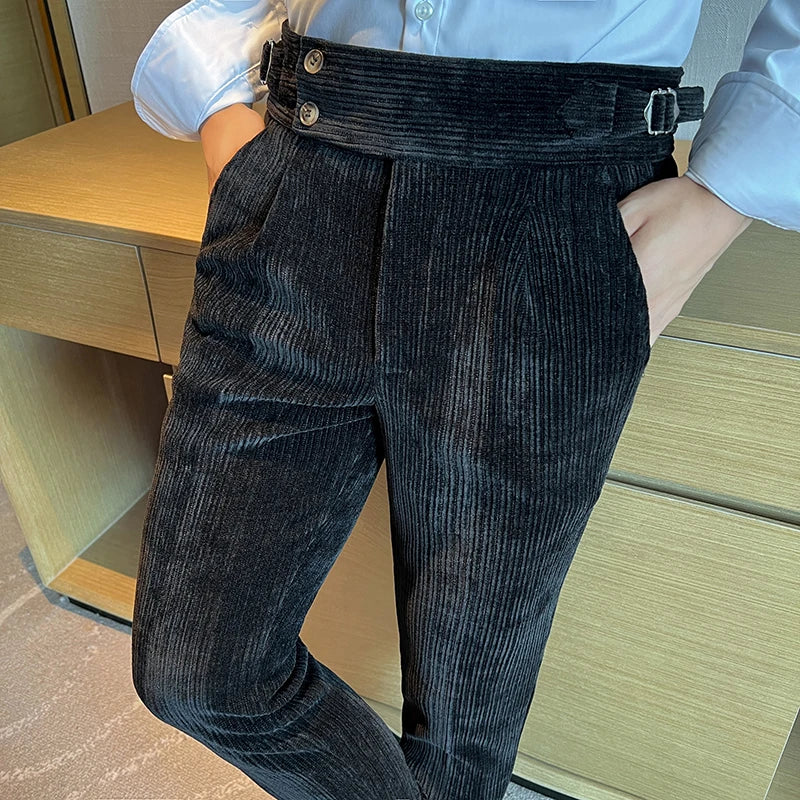 Calça masculina Veludo