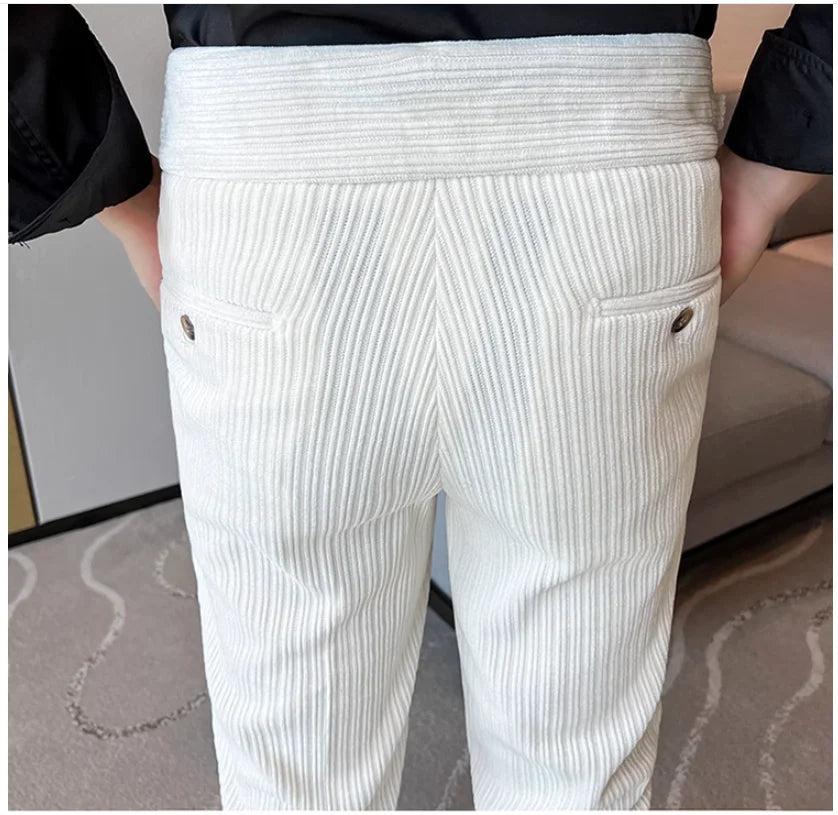 Calça masculina Veludo