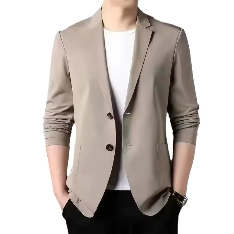 Terno masculino estilo ocidental de seda