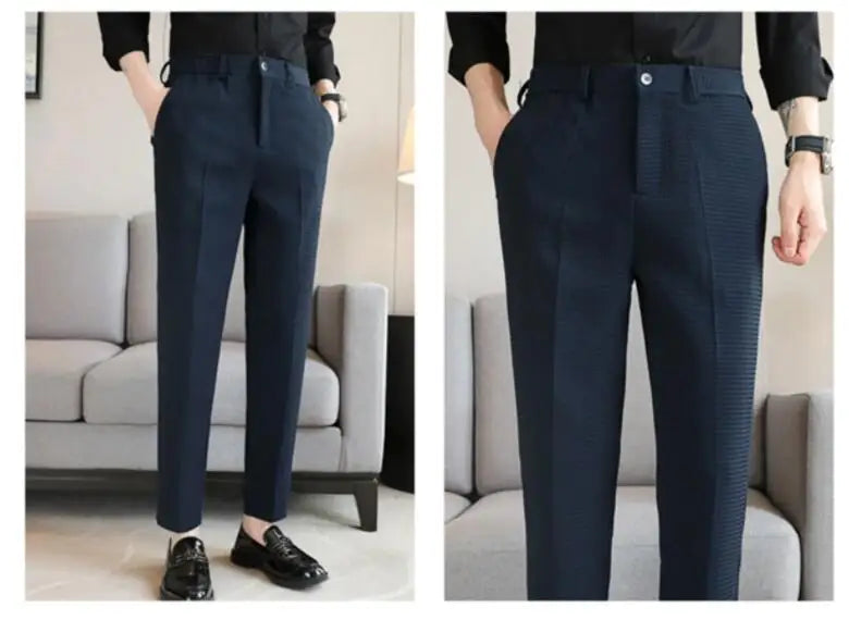 Calça waffle masculina