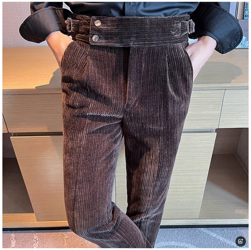 Calça masculina Veludo