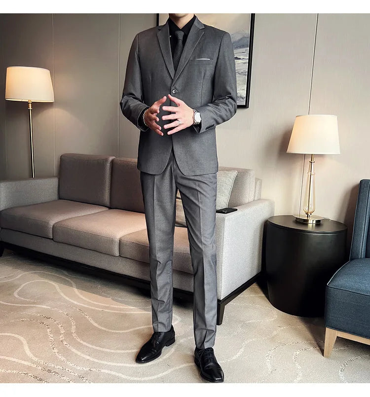 Terno casual masculino de 3 peças