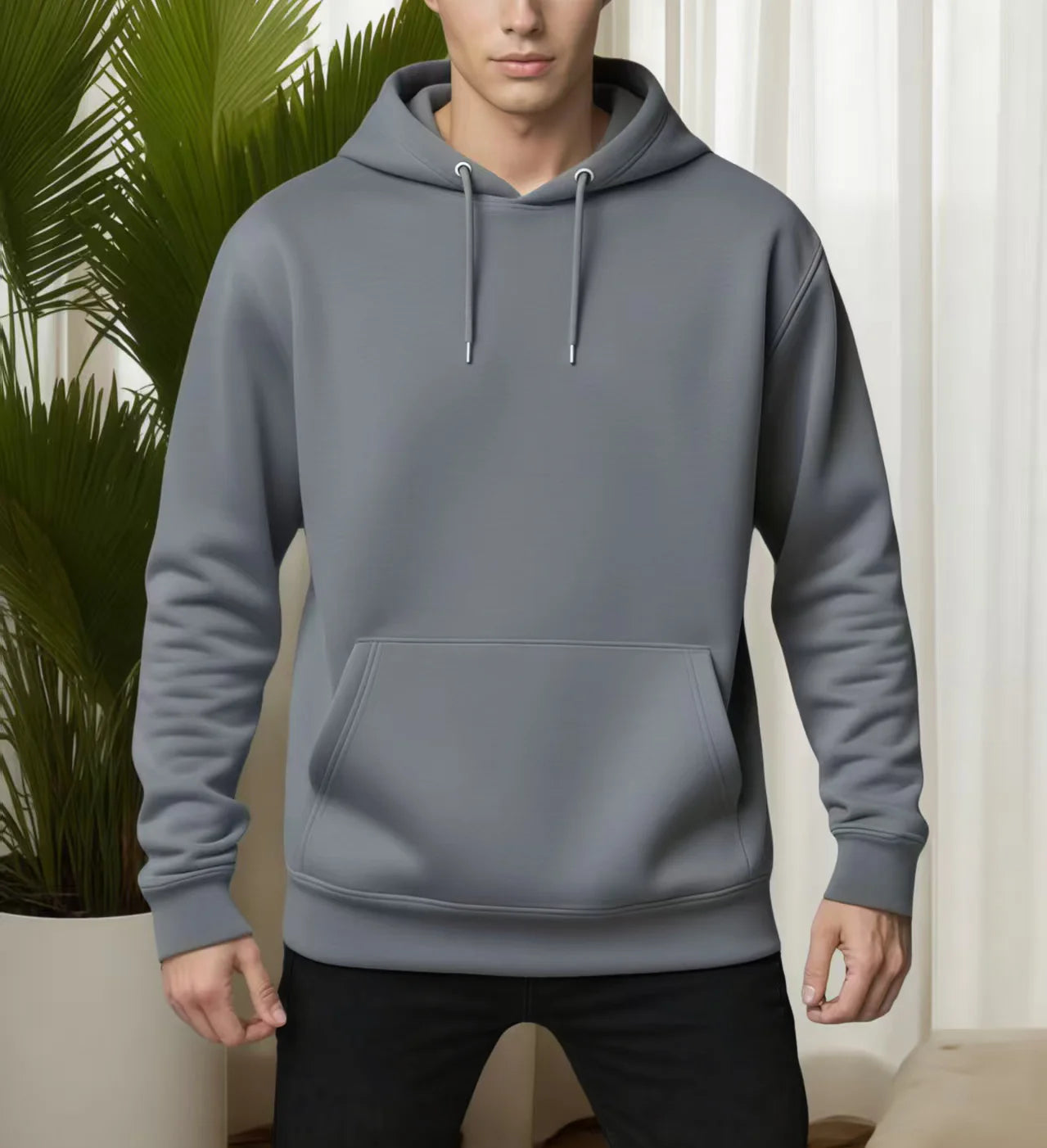 Moletom casual americano high street pesado 280g