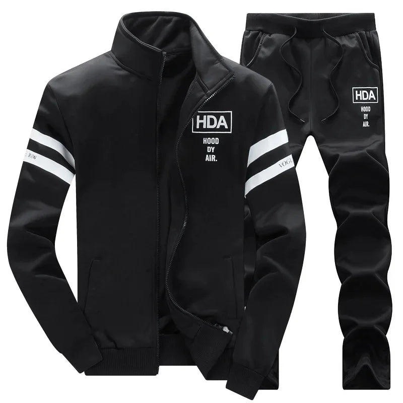Terno esportivo masculino de meia-idade e idosos, primavera outono, conjunto de duas peças, guarda-roupa de outono do pai, casual, corrida, roupa esportiva