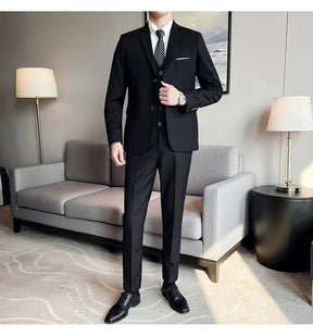 Terno casual masculino de 3 peças