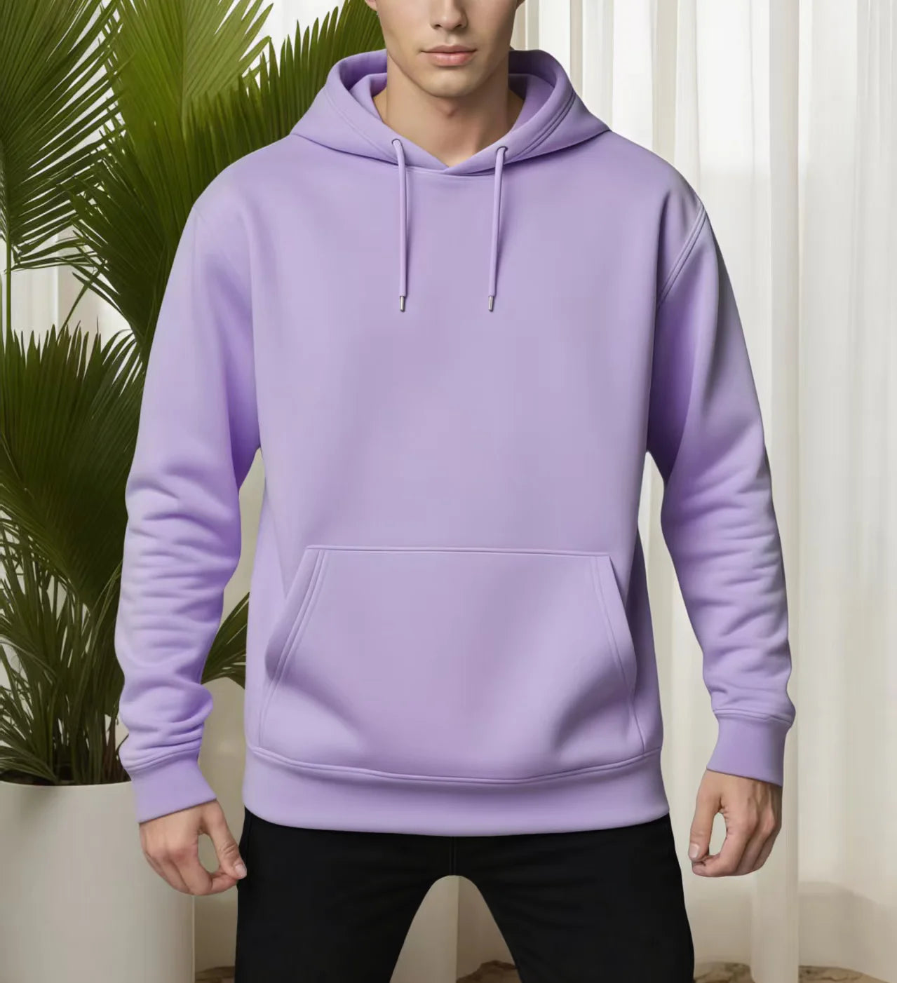 Moletom casual americano high street pesado 280g