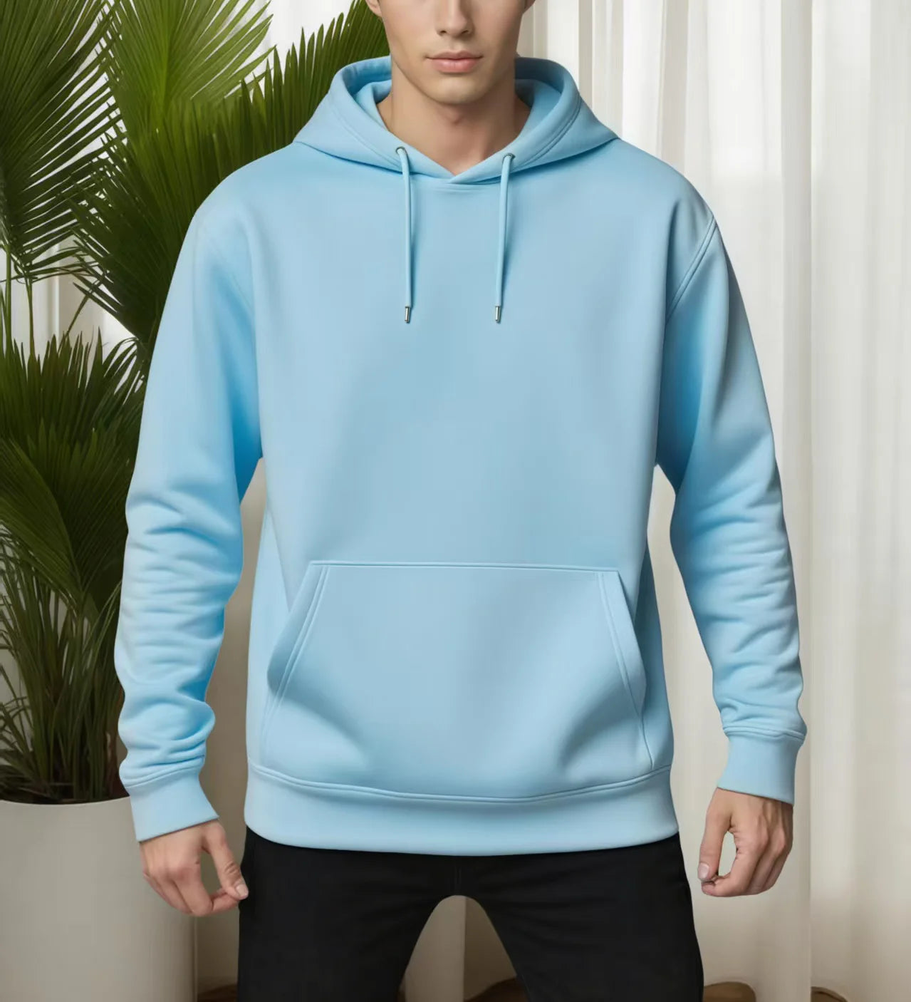 Moletom casual americano high street pesado 280g