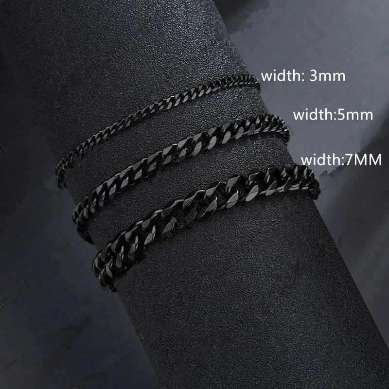 Pulseira masculina de corrente
