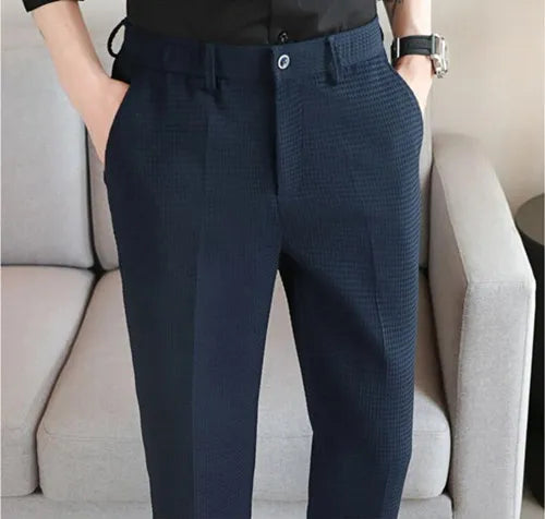 Calça waffle masculina