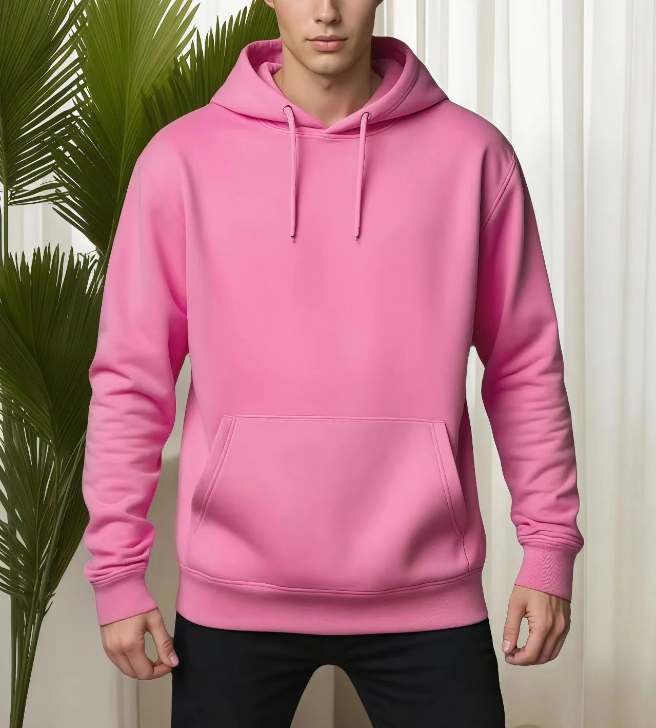 Moletom casual americano high street pesado 280g