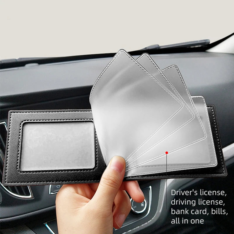 Para ktm duke adv sw rc 125 200 390 690 790 990 1050 1190 titular da capa da licença do motorista da motocicleta id cartão de crédito carteira camurça