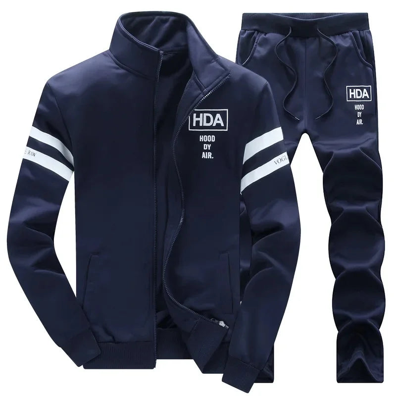 Terno esportivo masculino de meia-idade e idosos, primavera outono, conjunto de duas peças, guarda-roupa de outono do pai, casual, corrida, roupa esportiva