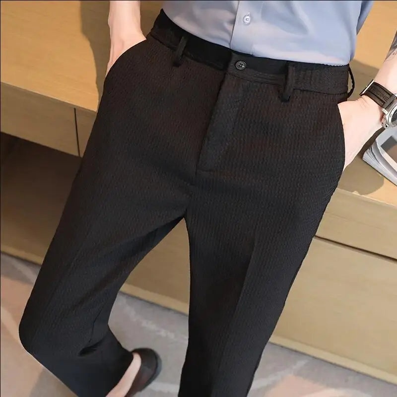 Calça waffle masculina