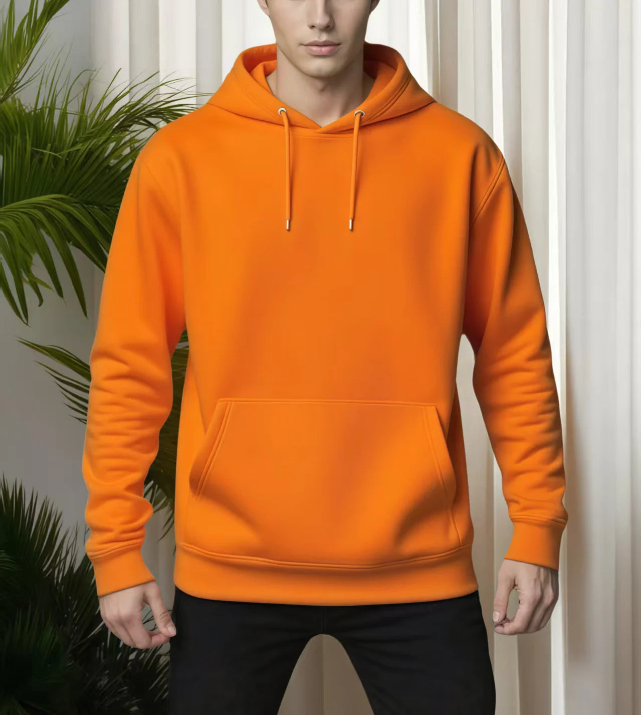 Moletom casual americano high street pesado 280g