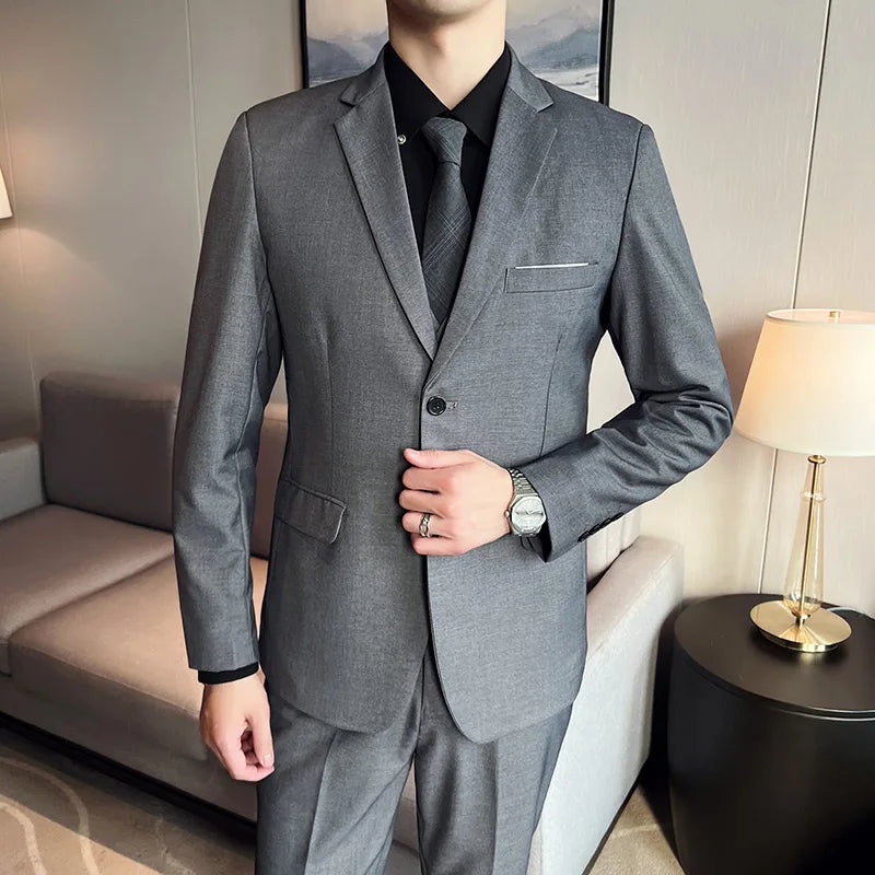 Terno casual masculino de 3 peças