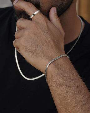 3 pçs pulseira de aço inoxidável colar anel para homens mulheres retro simples e personalizado punk hip hop conjunto jóias moda presentes