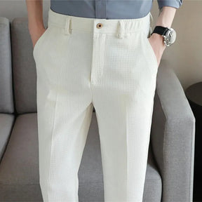 Calça waffle masculina