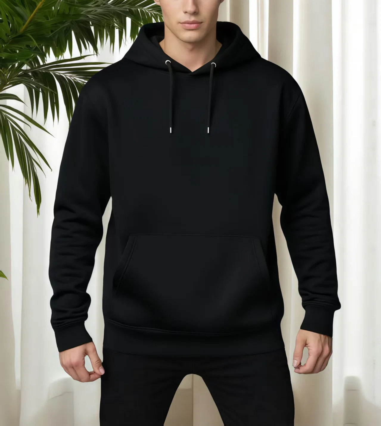 Moletom casual americano high street pesado 280g