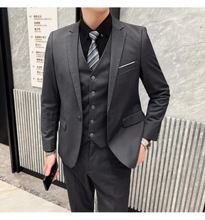 Terno casual masculino de 3 peças