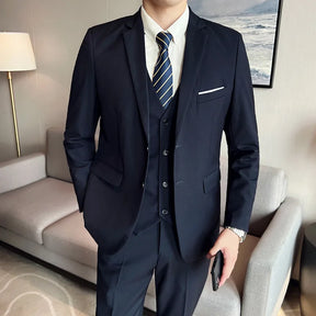 Terno casual masculino de 3 peças