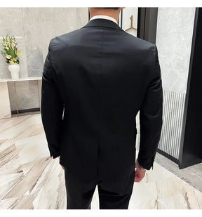 Terno casual masculino de 3 peças